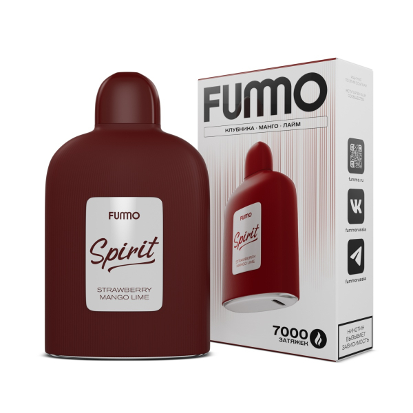 Электронка Fummo Spirit Клубника Манго Лайм  в Екатеринбурге