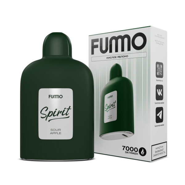 Электронка Fummo Spirit Кислое Яблоко  в Екатеринбурге