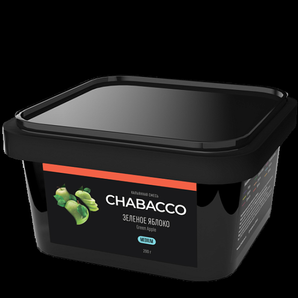 Смесь Chabacco Green Apple    Medium 200 гр в Екатеринбурге