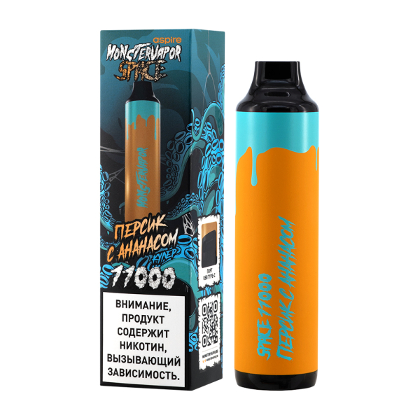 Электронка Monstervapor Space Персик И Ананас (11000 Затяжек) в Екатеринбурге
