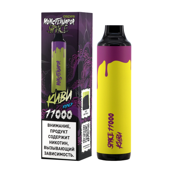 Электронка Monstervapor Space Киви (11000 Затяжек) в Екатеринбурге