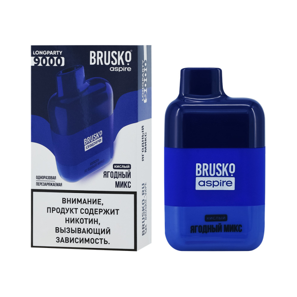 Электронка Brusko Longparty Ягодный Микс (9000 Затяжек) в Екатеринбурге