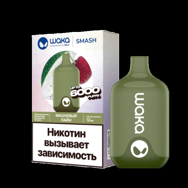 Электронка Waka Вишнёвый Лайм (6000 Затяжек) в Екатеринбурге