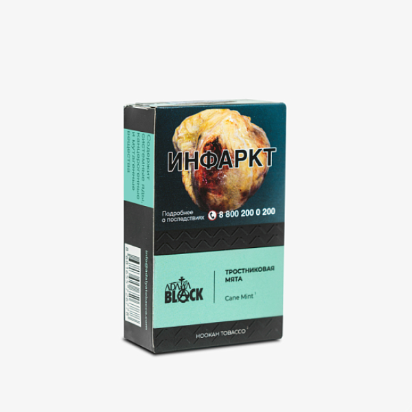 Табак Adalya Black Cane Mint (Тростниковая Мята)  Aтп 20 грамм в Екатеринбурге