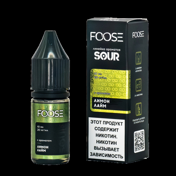 Жидкость Foose Sour Лимон Лайм 10 Мл в Екатеринбурге