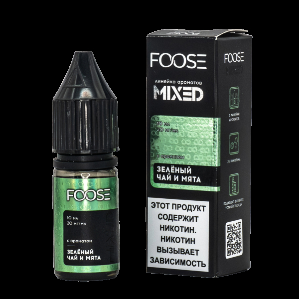 Жидкость Foose Mixed Зеленый Чай И Мята 10 Мл в Екатеринбурге