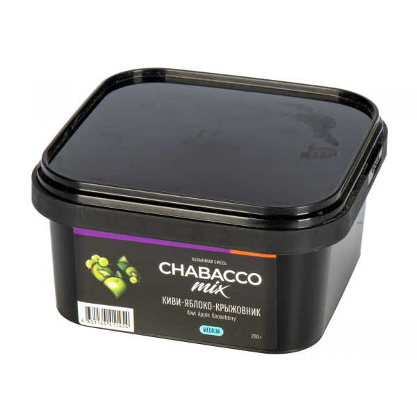 Смесь Chabacco Mix Medium Kiwi Apple Gooseberry  200 гр в Екатеринбурге