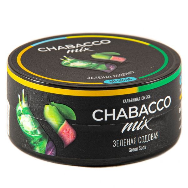 Смесь Chabacco Mix Medium Green Soda  25 гр в Екатеринбурге