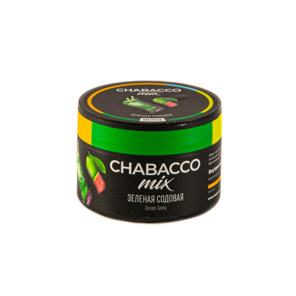 Смесь Chabacco Mix Medium Green Soda  50 гр в Екатеринбурге