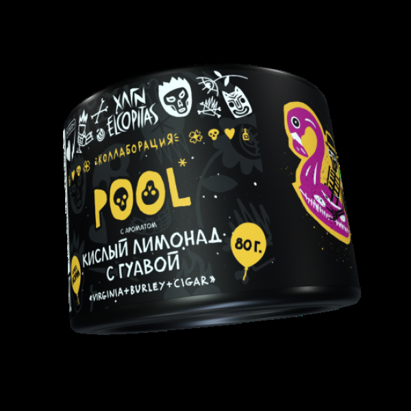Табак  Хулиган Pool (Кислый Лимонад С Гуавой)  80 грамм в Екатеринбурге