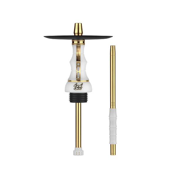 Кальян Alpha Hookah Beat White Gold Прозрачная Колба  в Екатеринбурге