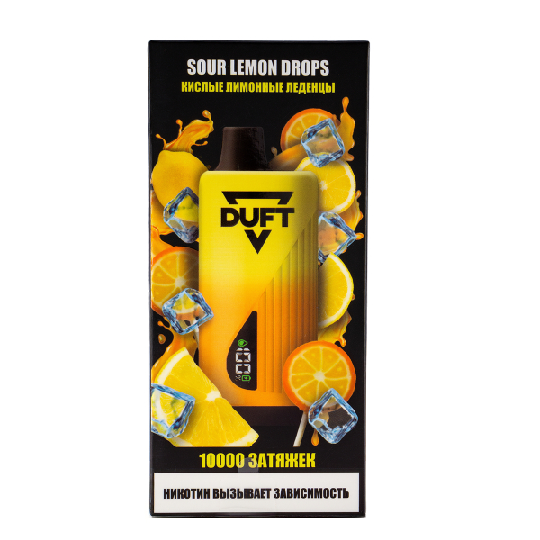 Электронка Duft Sour Lemon Drops (10000 Затяжек) в Екатеринбурге