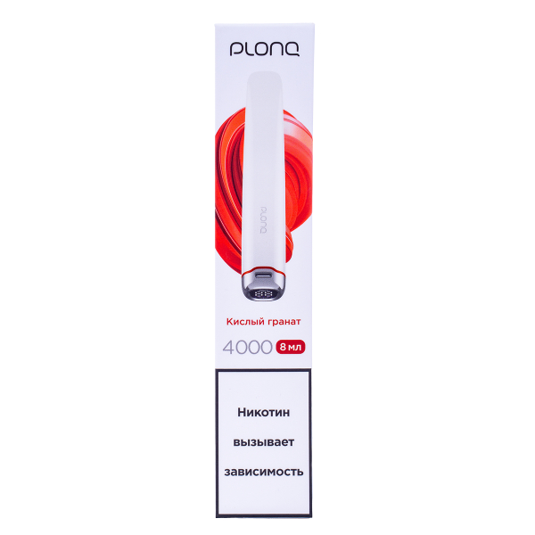 Электронка Plonq Plus Pro Кислый Гранат (4000 Затяжек) 20 Мг в Екатеринбурге