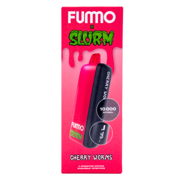 Электронка Fummo Indic Slurm Кислые Вишневые Червячки (10 000 Затяжек) в Екатеринбурге