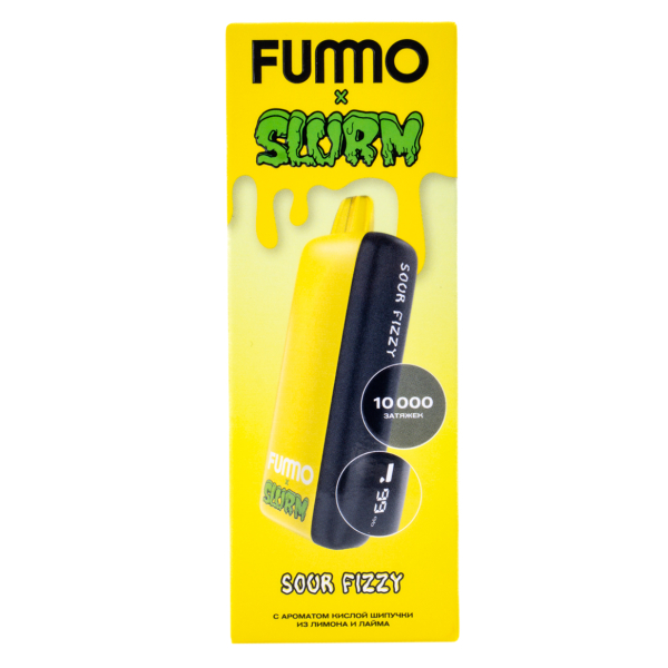 Электронка Fummo Indic Slurm Кислая Шипучка Из Лимона И Лайма (10 000 Затяжек) в Екатеринбурге