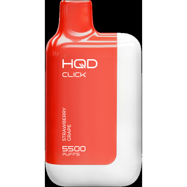 POD-система Hqd Click Устройство + Картридж Клубника Виноград (5500 Затяжек) в Екатеринбурге