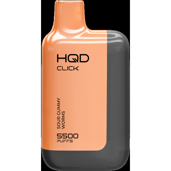 POD-система Hqd Click Устройство + Картридж Кислые Мармеладные Червячки (5500 Затяжек) в Екатеринбурге