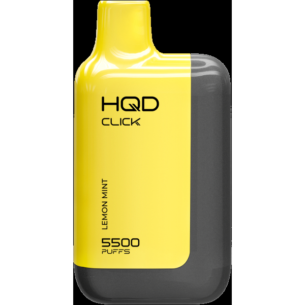 POD-система Hqd Click Устройство + Картридж Лимон Мята (5500 Затяжек) в Екатеринбурге