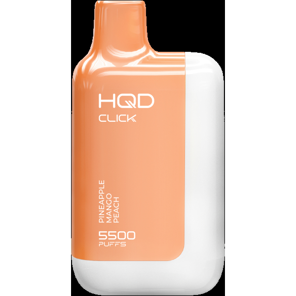 POD-система Hqd Click Устройство + Картридж Ананас Манго Персик (5500 Затяжек) в Екатеринбурге