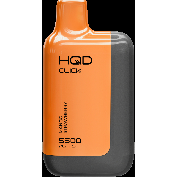 POD-система Hqd Click Устройство + Картридж Манго Клубника (5500 Затяжек) в Екатеринбурге