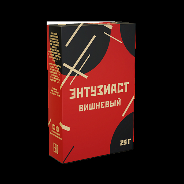 Табак Энтузиаст Вишневый  25 грамм в Екатеринбурге