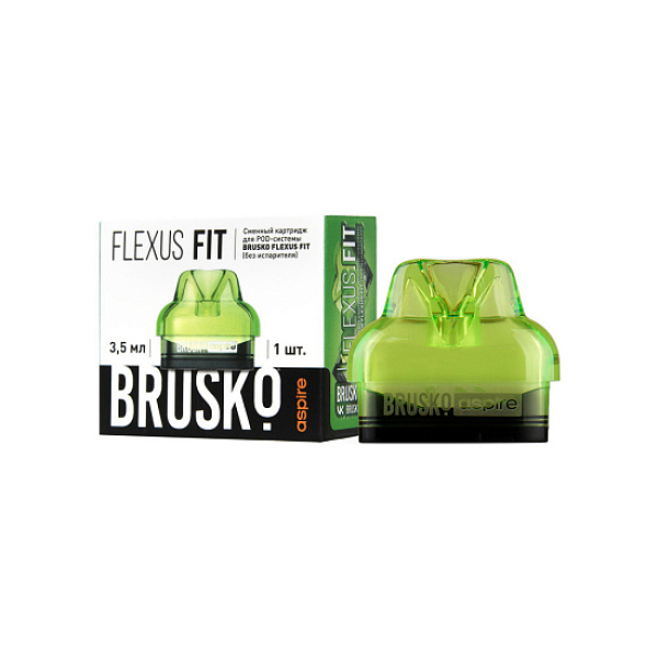 Сменный Картридж Brusko Flexus Fit (Зеленый) 3,5 Мл, Упак. 1 Шт в Екатеринбурге