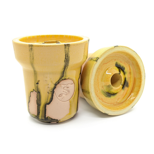 Чаша St Bowls Phunnel Glaze Желтая С Полосками в Екатеринбурге
