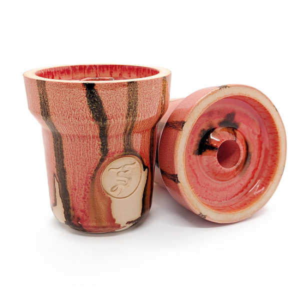 Чаша St Bowls Phunnel Glaze Красная С Полосками в Екатеринбурге