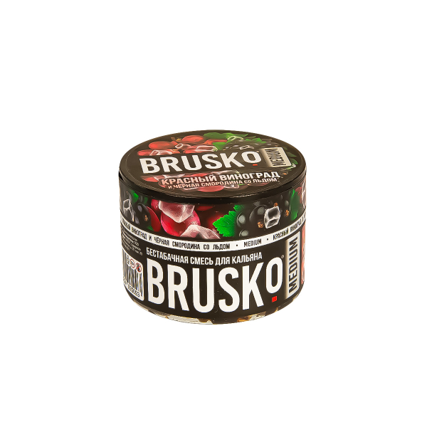 Смесь Brusko Medium Красный Виноград И Чёрная Смородина Со Льдом  50 гр в Екатеринбурге