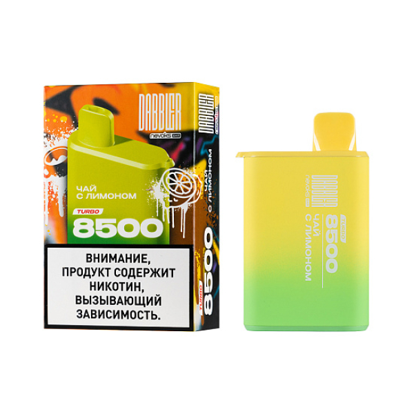 Электронка Dabbler Turbo Чай С Лимоном 8500 затяжек в Екатеринбурге