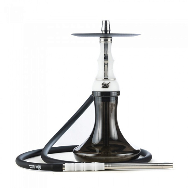 Кальян Alpha Hookah Beat White Silver Тонированн Колба  в Екатеринбурге