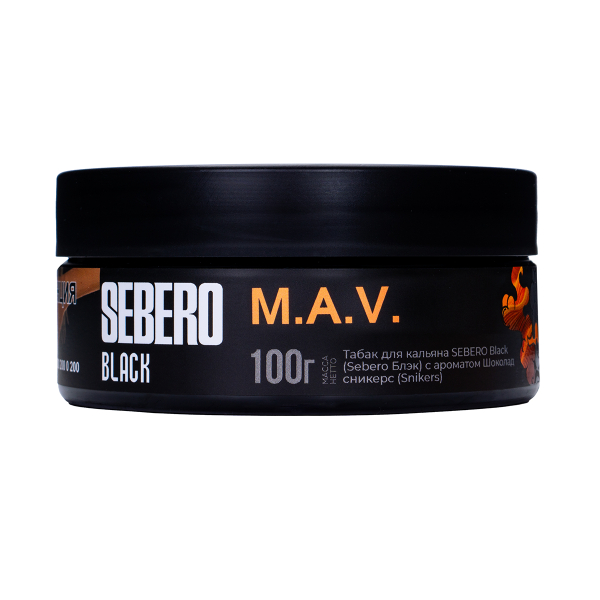 Табак Sebero Black M.a.v. 100 грамм в Екатеринбурге