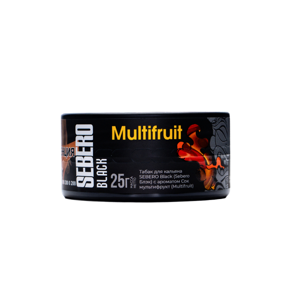 Табак Sebero Black Multifruit 25 грамм в Екатеринбурге