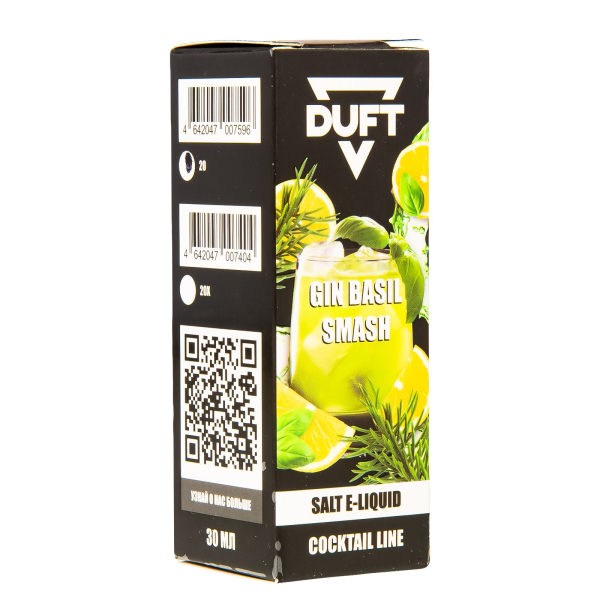 Жидкость Duft Cocktails Line Salt Gin Basil Smash 30 Мл в Екатеринбурге