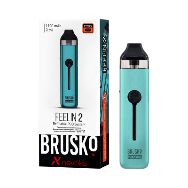 POD-система Brusko Feelin 2 Мятный в Екатеринбурге