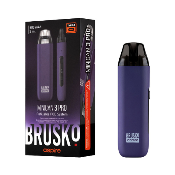 POD-система Brusko Minican 3 Pro фиолетовый в Екатеринбурге