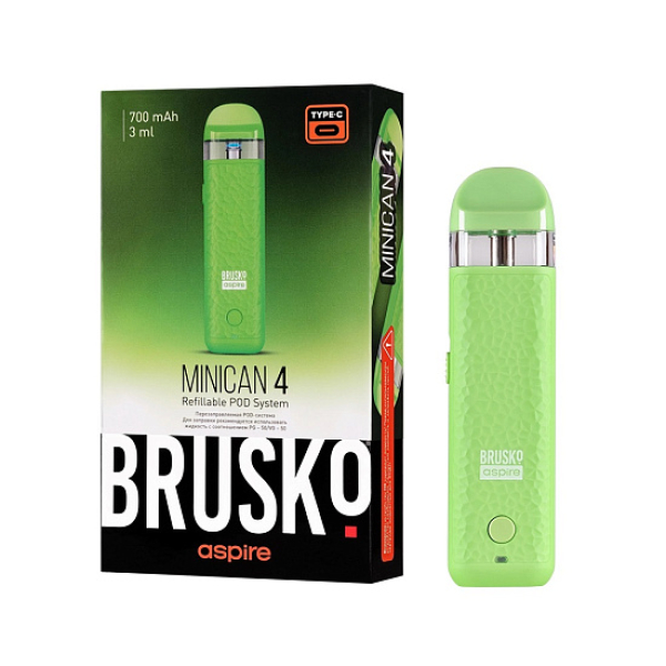 POD-система Brusko Minican 4 Зелёный в Екатеринбурге