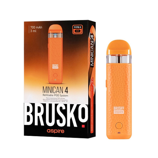 POD-система Brusko Minican 4 Оранжевый в Екатеринбурге