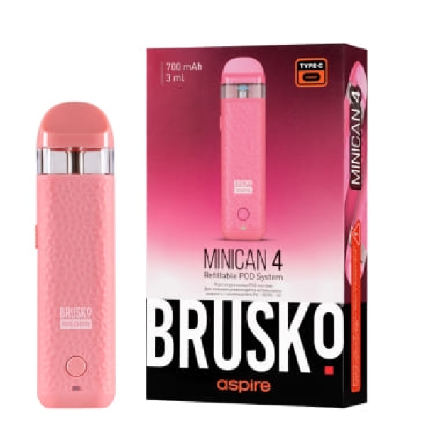 POD-система Brusko Minican 4 Розовый в Екатеринбурге