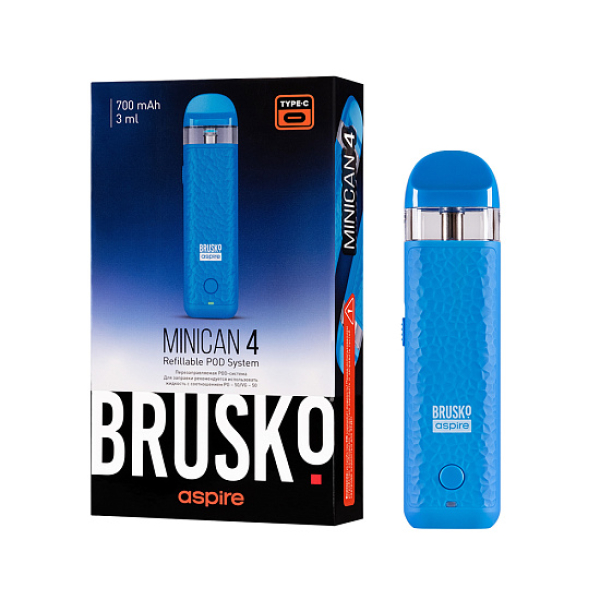 POD-система Brusko Minican 4 Синий в Екатеринбурге