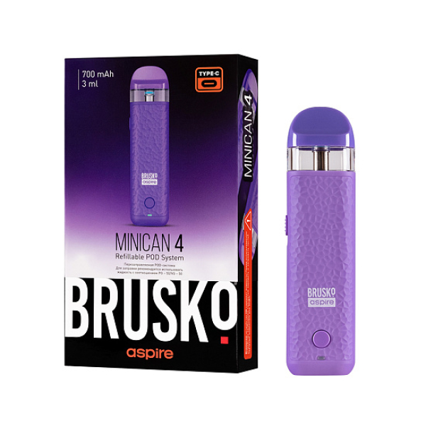 POD-система Brusko Minican 4 Фиолетовый в Екатеринбурге