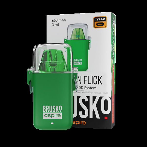 POD-система Brusko Minican Flick Зелёный в Екатеринбурге
