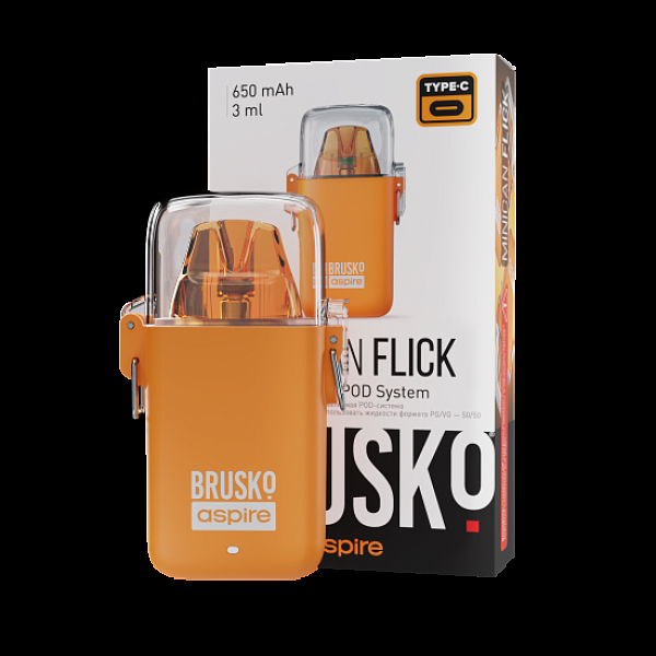 POD-система Brusko Minican Flick Оранжевый в Екатеринбурге
