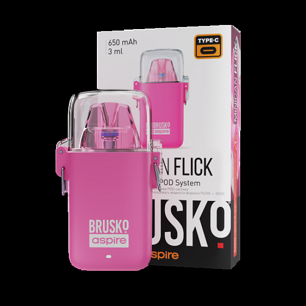 POD-система Brusko Minican Flick Розовый в Екатеринбурге