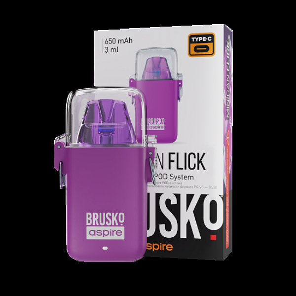POD-система Brusko Minican Flick Фиолетовый в Екатеринбурге