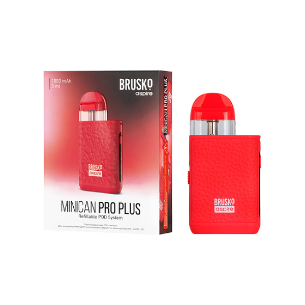 POD-система Brusko Minican Pro Plus Красный в Екатеринбурге