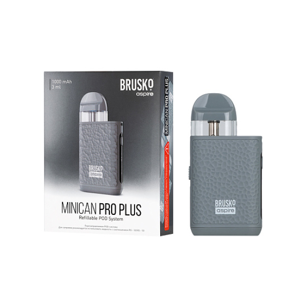 POD-система Brusko Minican Pro Plus серый в Екатеринбурге