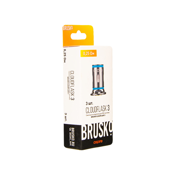 Испаритель Brusko Cloudflask 3 0.25 Ом 3 шт в Екатеринбурге