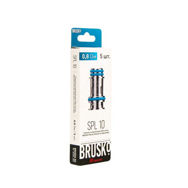 Испаритель Brusko Feelin Spl10 0.8 Ом 5 шт в Екатеринбурге