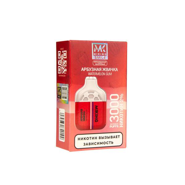 Электронка Miking Watermelon Gum 3000 Затяжек в Екатеринбурге